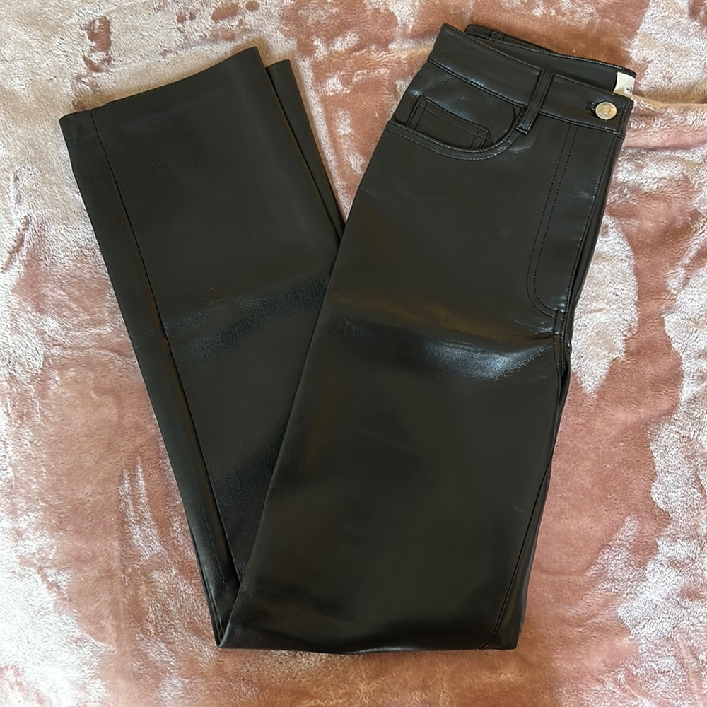 Aritzia Wilfred Melina Vegan Leather Pants